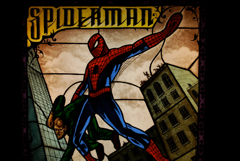 Illustration for article titled Trippy Re-Interpretations of Stan Lee's Comic Book Characters at Art Show